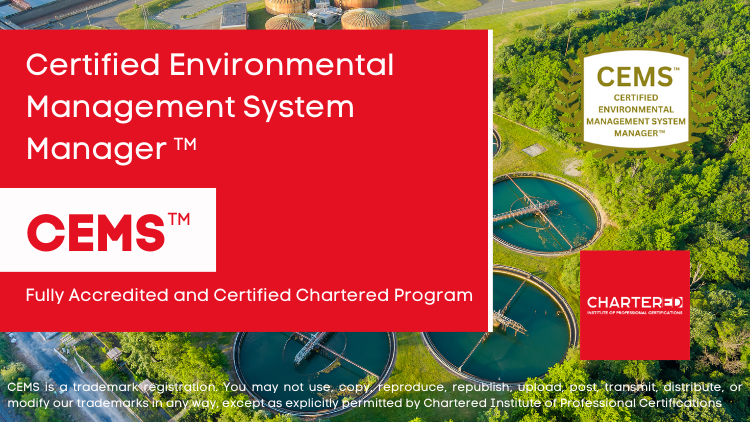 Certified Environmental Management System Manager (CEMS™) & ISO 14001:2015 Certification Path