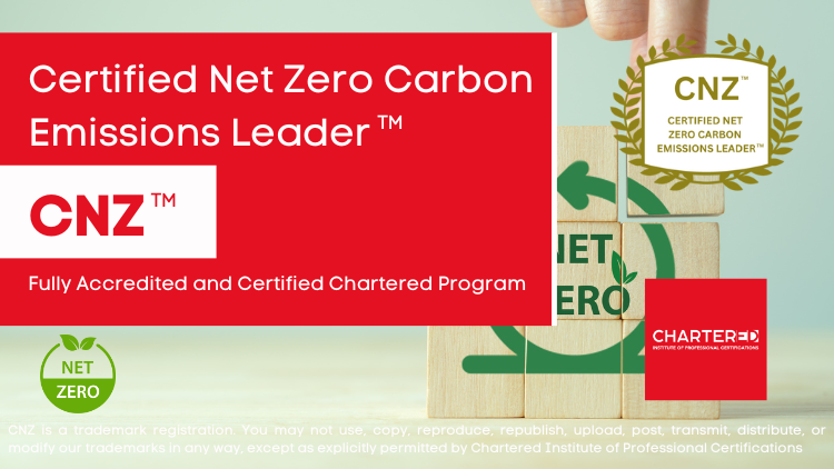 Certified Net Zero Carbon Emissions Leader (CNZ™)