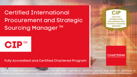 Certified International Procurement and Strategic Sourcing Manager (CIP™)